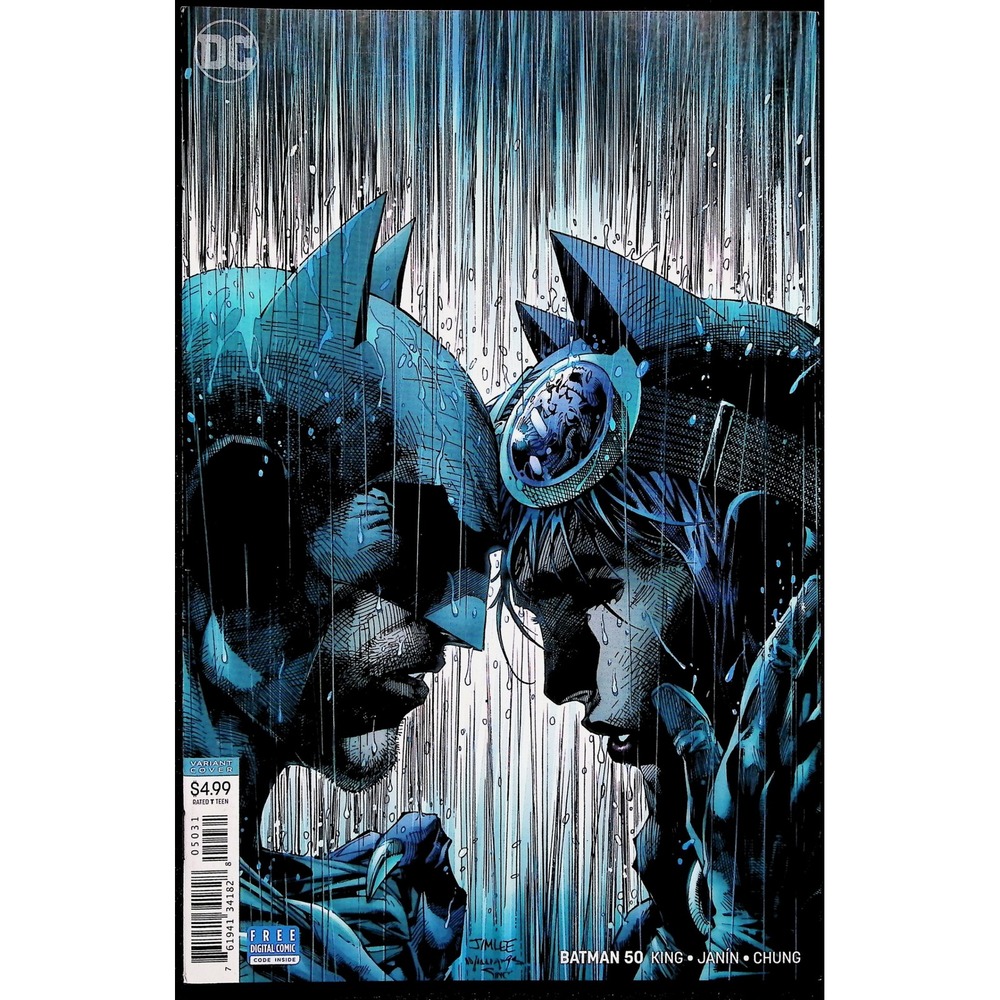 Batman #50 Jim Lee Variant Cover 2018‎ DC Rebirth Wedding Issue Catwoman VF/NM